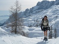 Salita al Rif. Albani e al Ferrante ( 2427 m) il sabato, passaggio al Pizzo di Petto (2270 m) domenica (21-22 febb. 09) - FOTOGALLERY